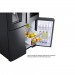 Samsung RF22M9581SG 22 cu. ft. Family Hub 4-Door Flex French Door Refrigerator in Black Stainless Steel, Counter Depth